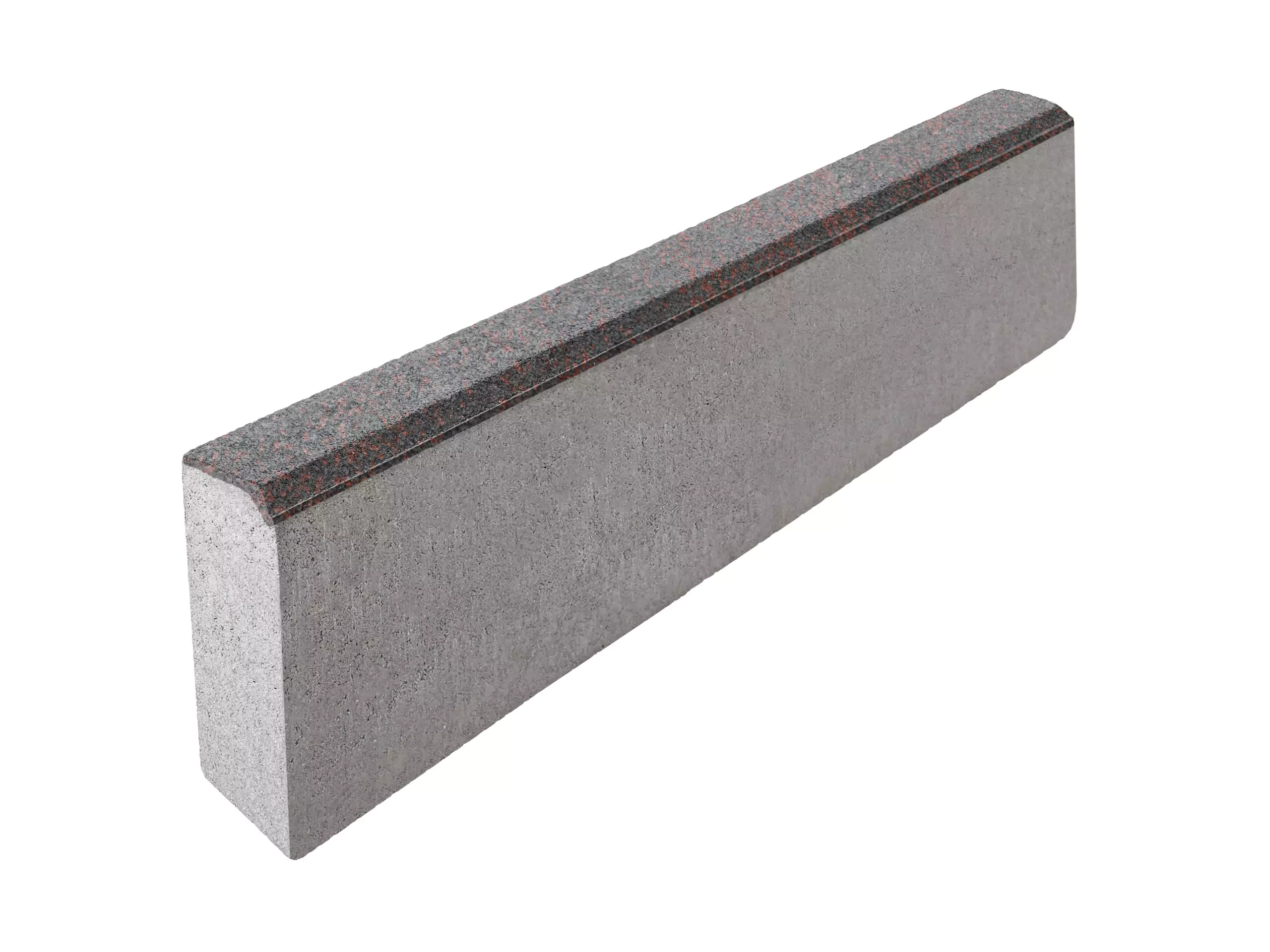 Бордюр садовый 1000х200х80 №28 "Магма", фактура гладкий, гранитная, мрамор